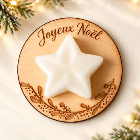 Marque place fondant parfumé personnalisé étoile