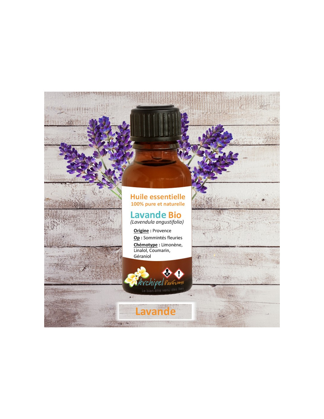 Huile essentielle de Lavande Vraie Bio - Lavandula angustifolia oil