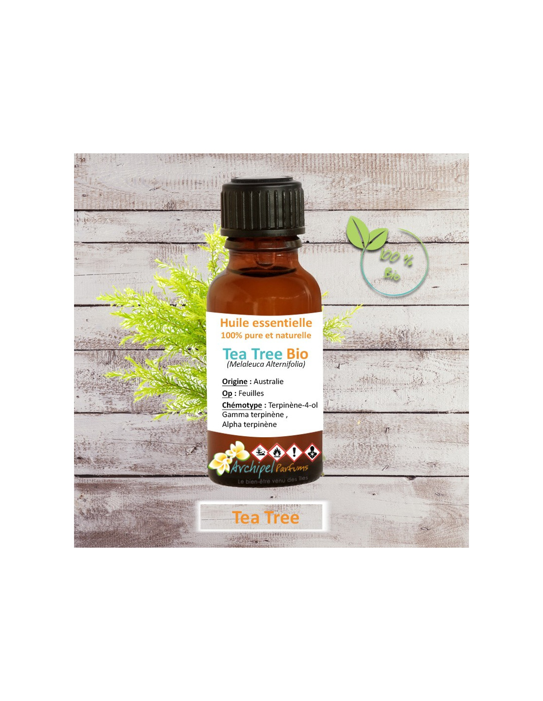 Huile essentielle d'Arbre à thé (Tea tree) Bio - 10 ml par La Natur'en Moi's