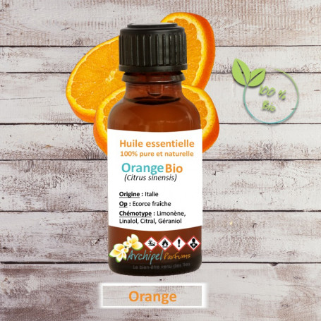 Huile essentielle d'orange bio