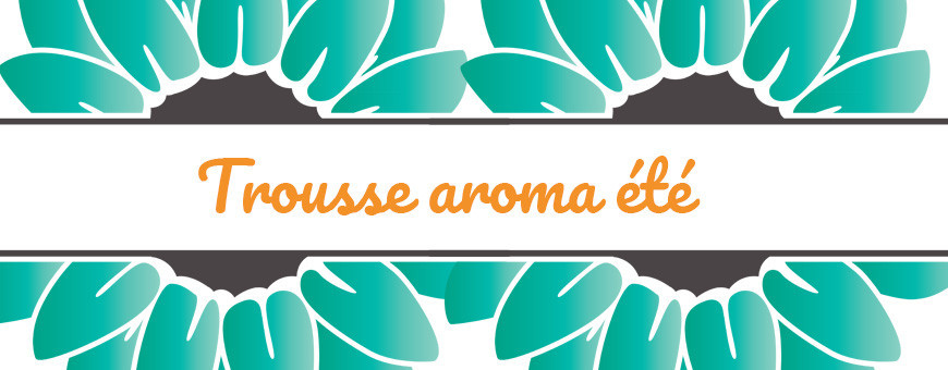 Trousse aromathérapie huiles essentielles de l'été