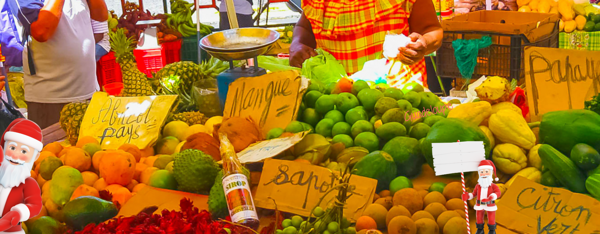 Fondants parfumés Mangue Papaye escale en Guadeloupe