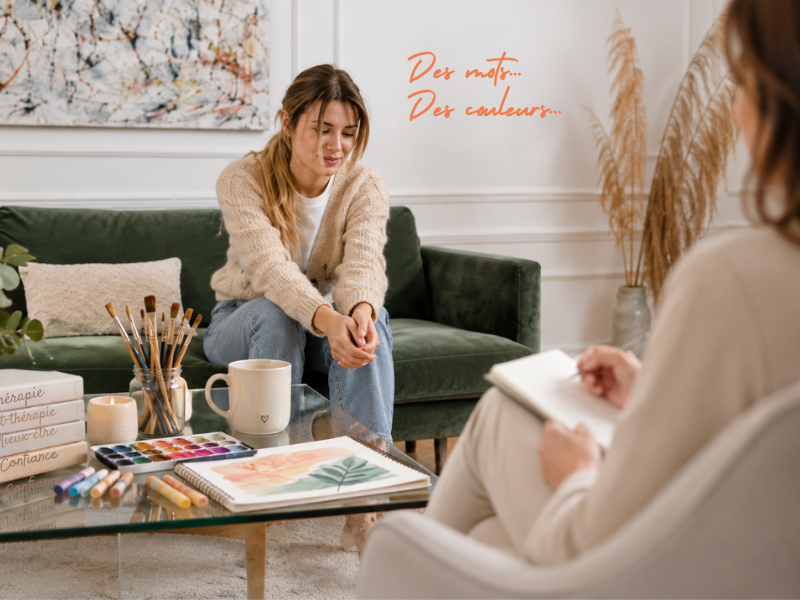 art thérapie mots et couleurs