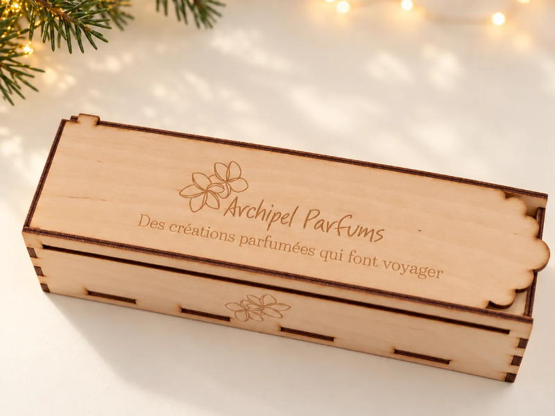 plumier en bois fondants parfumés